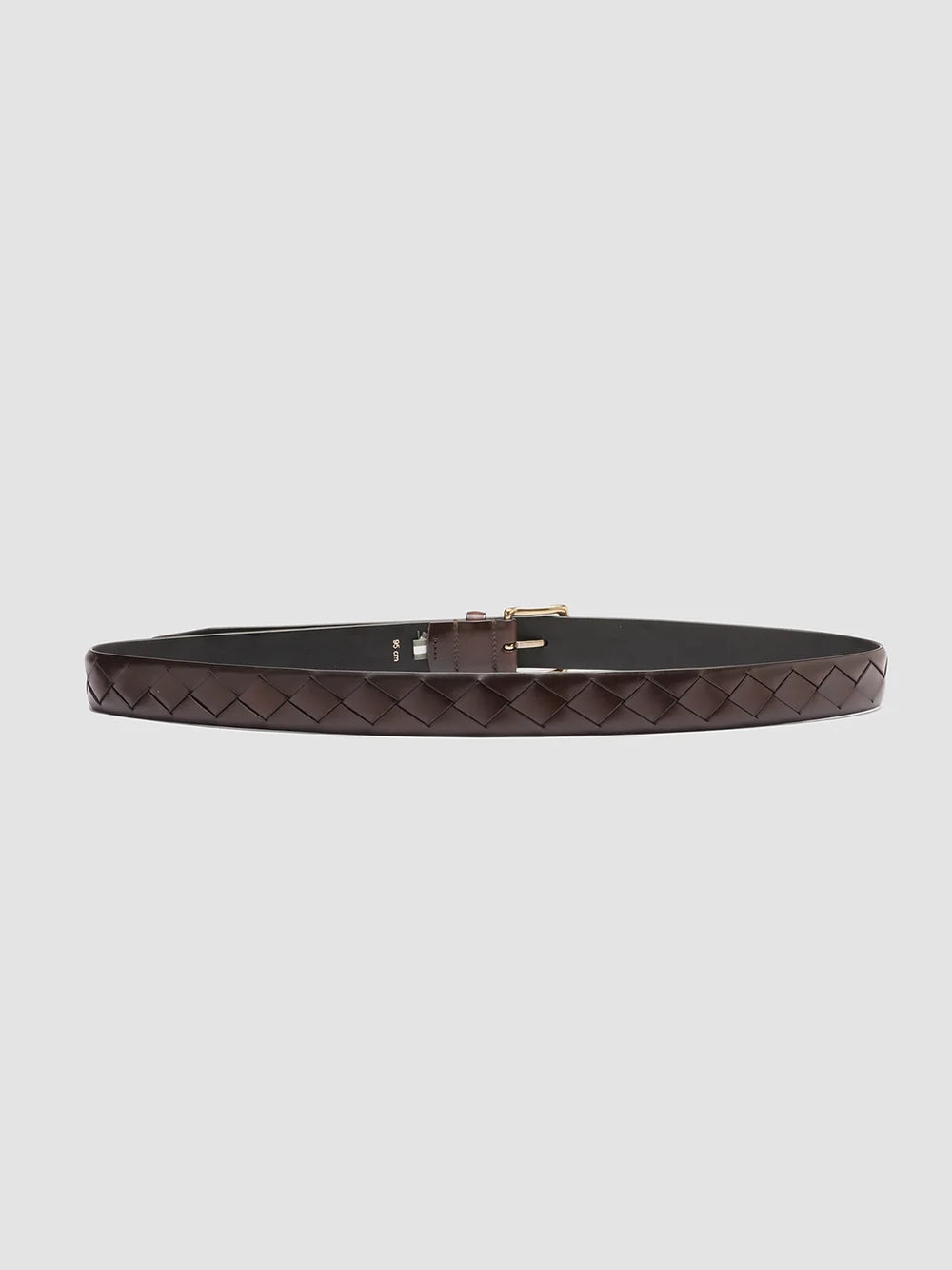OC STRIP 29 - Brown Woven Leather Belt - 1