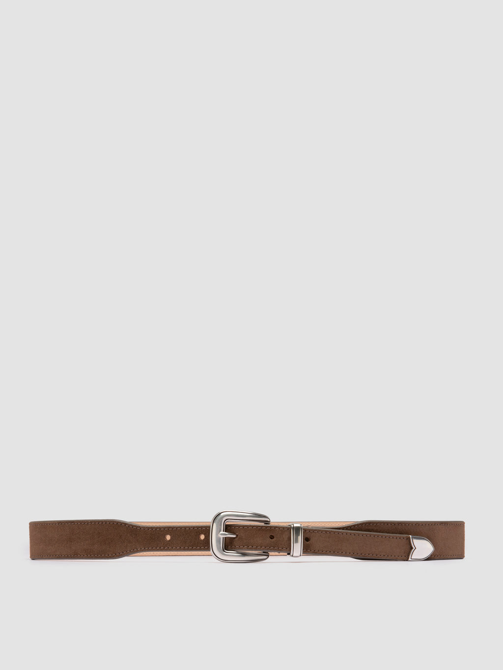 OC STRIP 092 - Dark Brown Suede Belt - 0