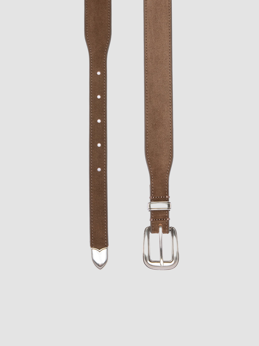 OC STRIP 092 - Dark Brown Suede Belt - 1