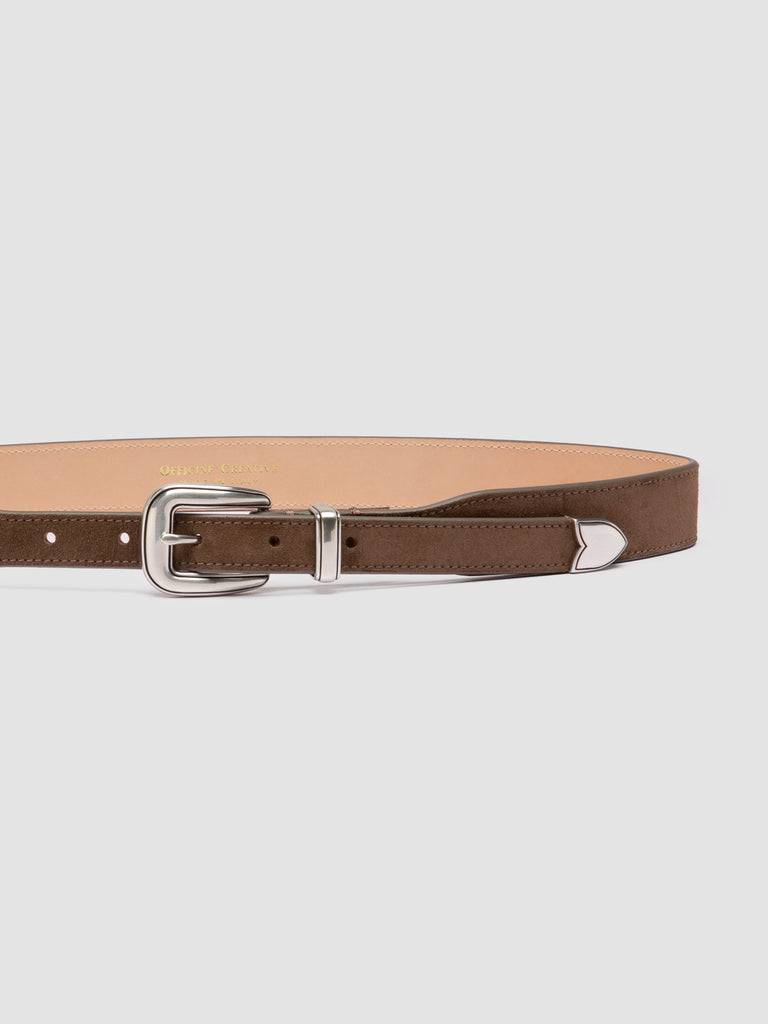 OC STRIP 092 - Dark Brown Suede Belt