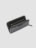 BERGE’ 101 - Black Woven Leather Wallet - image OCLBER101GAMBL1000TU0 - 2