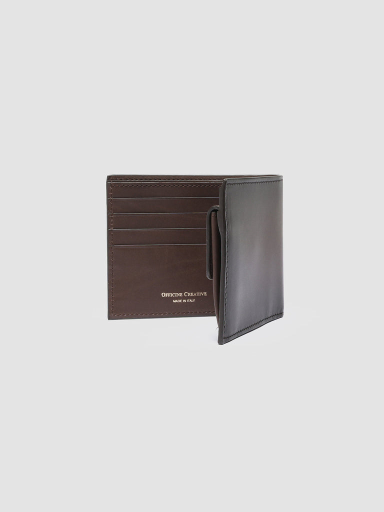 BOUDIN 02 - Dark Brown Leather Bifold Wallet