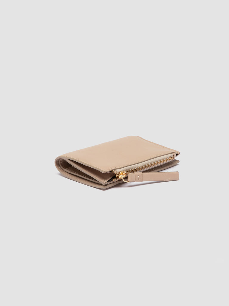 JULIET 004 - Beige Leather Wallet