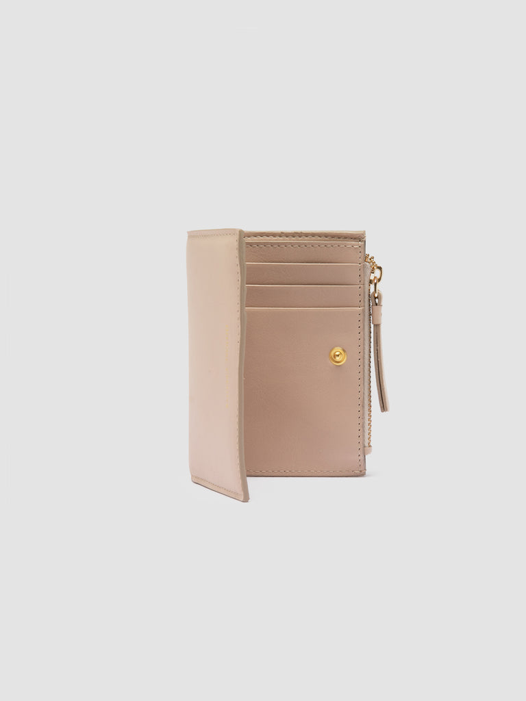 JULIET 004 - Beige Leather Wallet