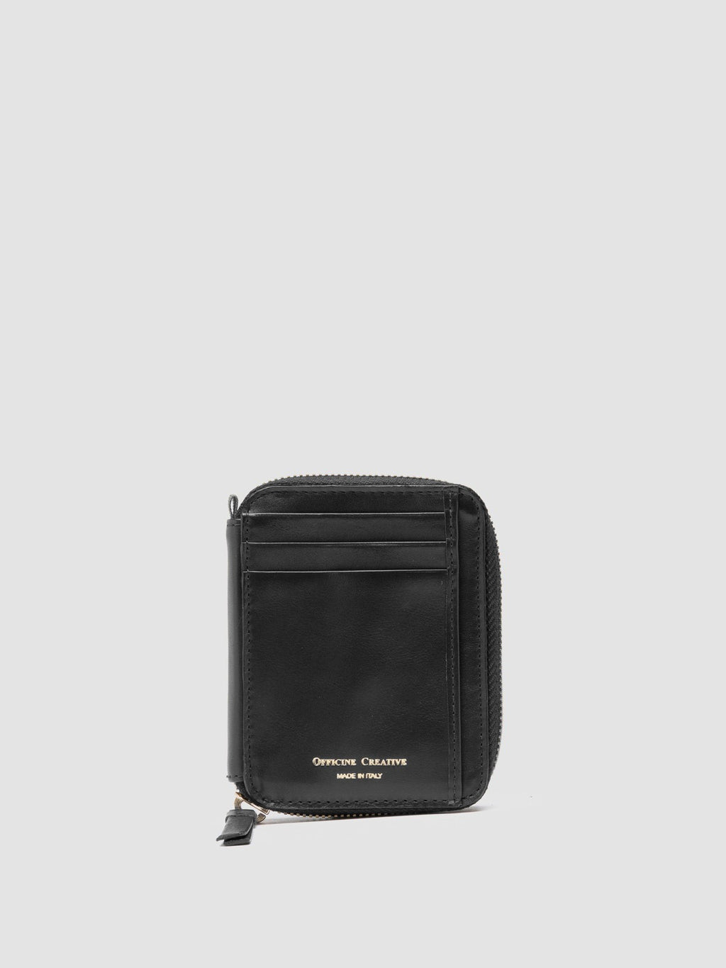 JULIET 005 - Black Leather Wallet - image 1,side view