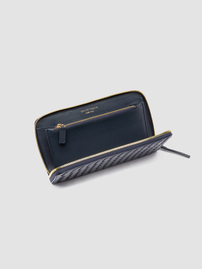 JULIET 201 - Blue Leather Wallet