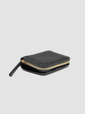 JULIET 202 - Black Woven Leather Wallet - thumb image 3,side view