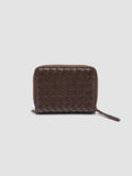 JULIET 202 - Brown Woven Leather Wallet - thumb image 2,side view