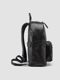 OC PACK 001 - Black Leather Backpack - 2
