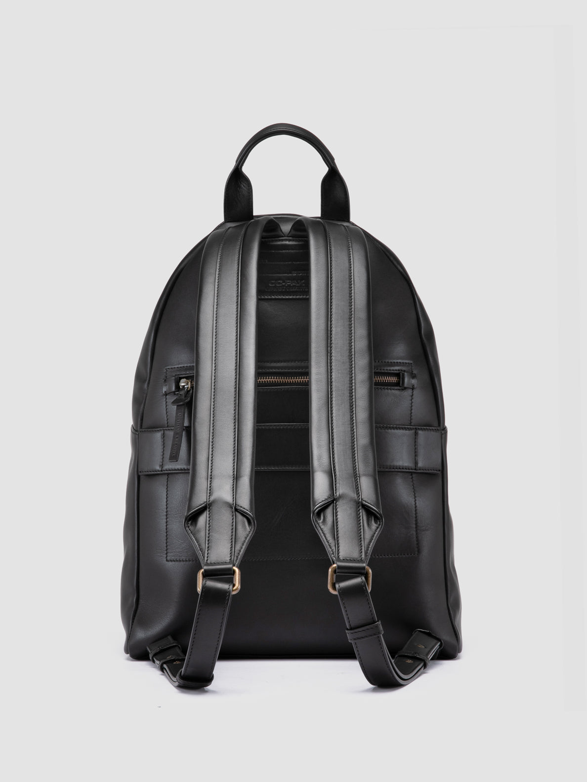 all-for-one leather backpack Mens Black Leather Backpack: OC PACK 001 – Officine Creative
