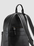 OC PACK 001 - Black Leather Backpack - 5