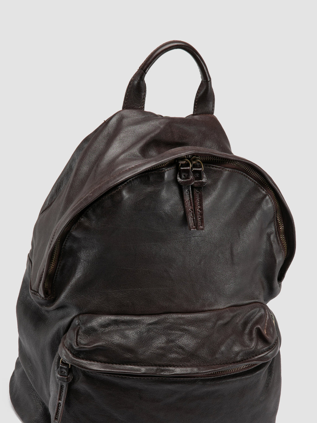 OC PACK 004 - Brown Leather Backpack