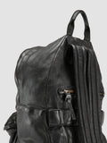 OC PACK 004 - Black Leather Backpack