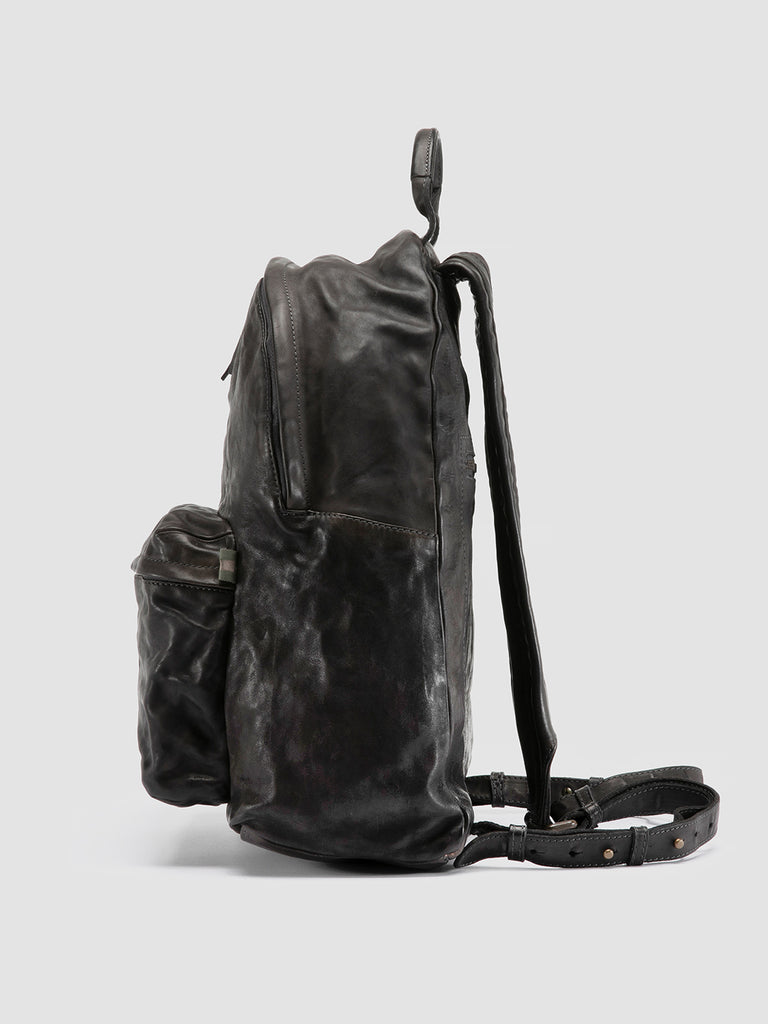 OC PACK Magnete - Grey Leather Backpack Men Officine Creative - 5