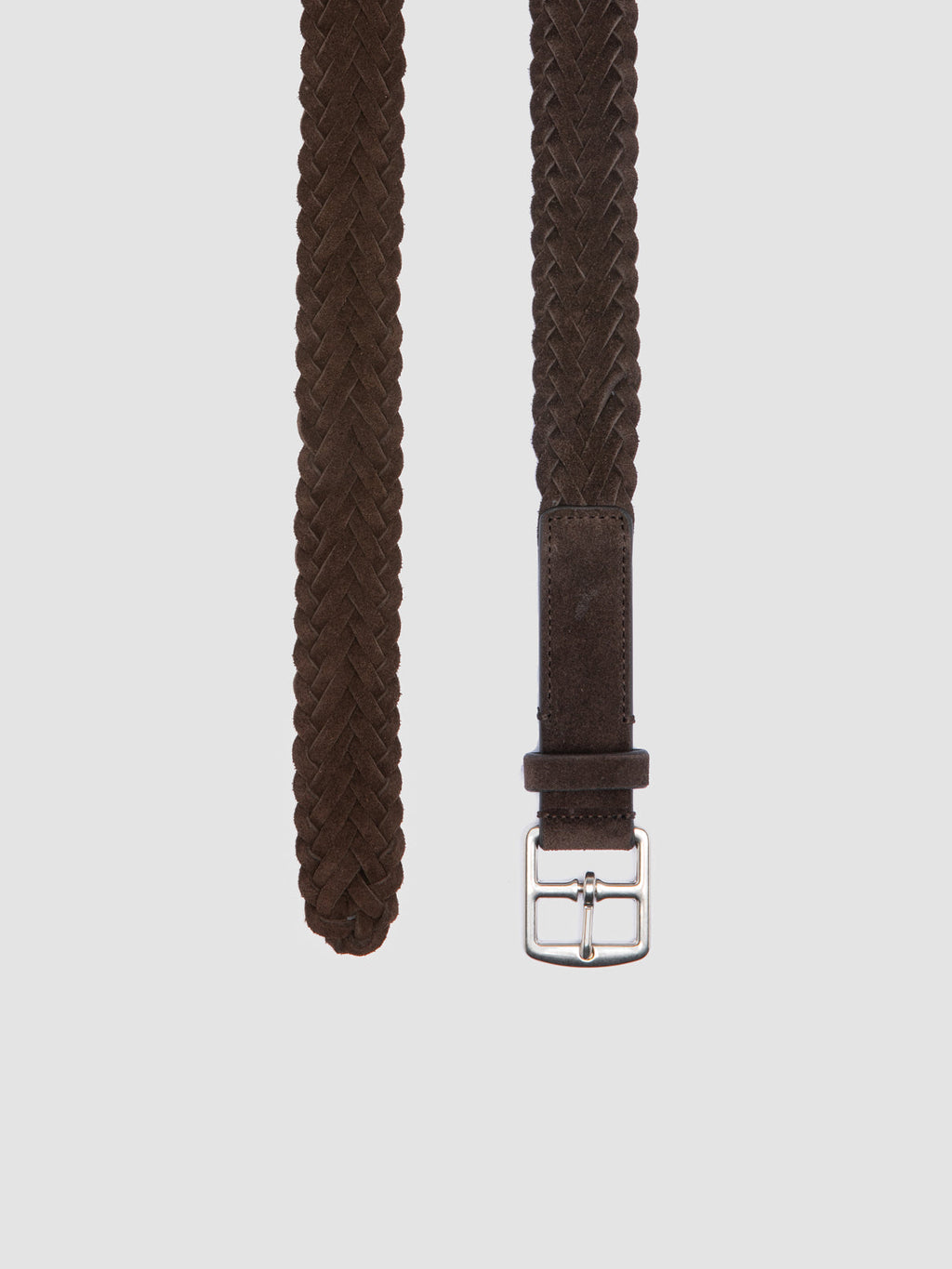 OC STRIP 055 - Dark Brown Suede Belt - 1