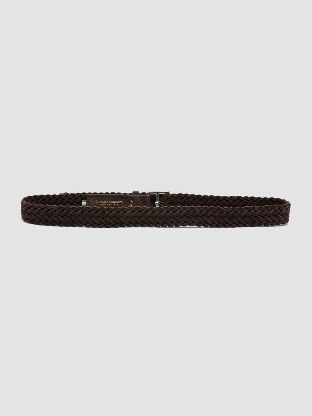 OC STRIP 055 - Dark Brown Suede Belt - 2