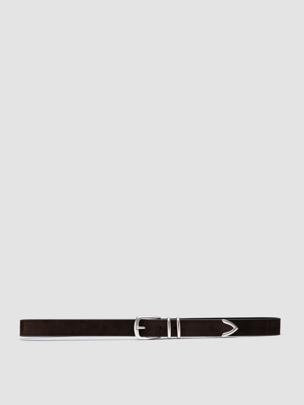 OC STRIP 074 - Dark Brown Suede Belt - 0