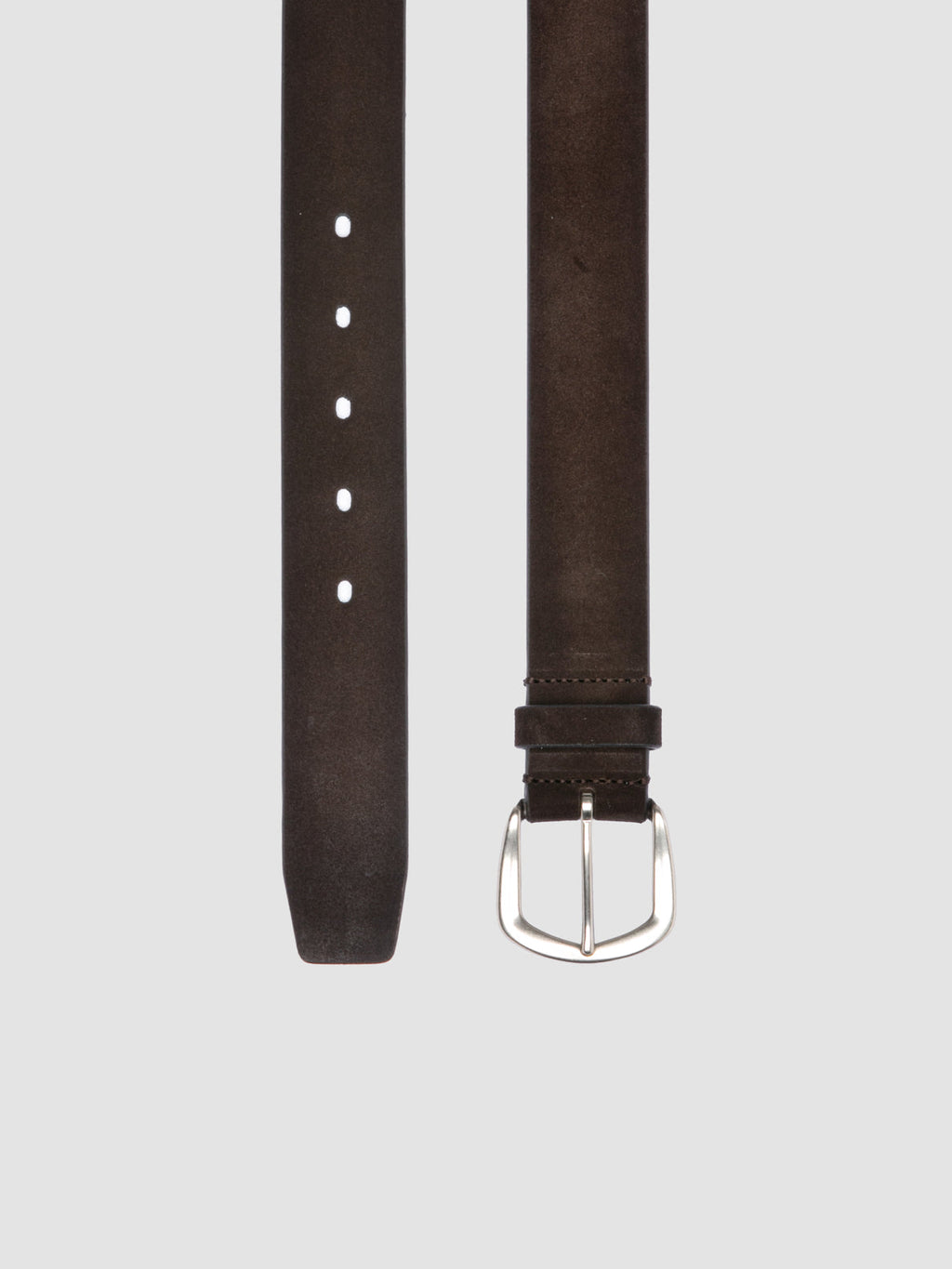 OC STRIP 083 - Dark Brown Suede Belt - 1