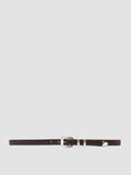 OC STRIP 091 - Dark Brown Leather Belt - 0