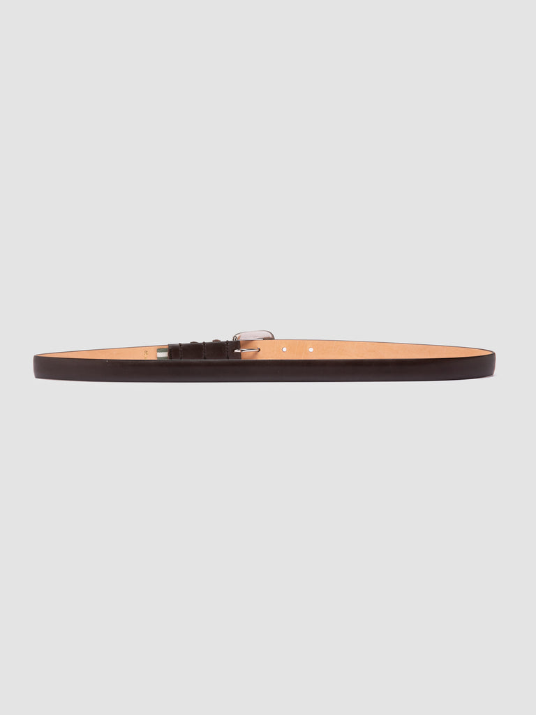 OC STRIP 091 - Dark Brown Leather Belt