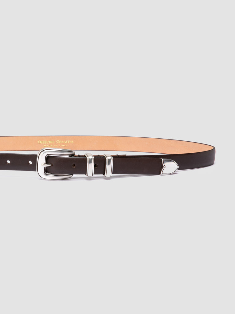 OC STRIP 091 - Dark Brown Leather Belt
