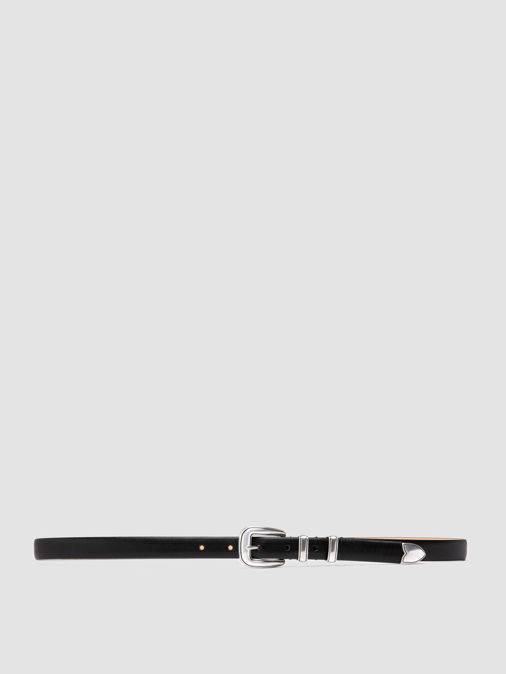 OC STRIP 091 - Black Leather Belt - 0