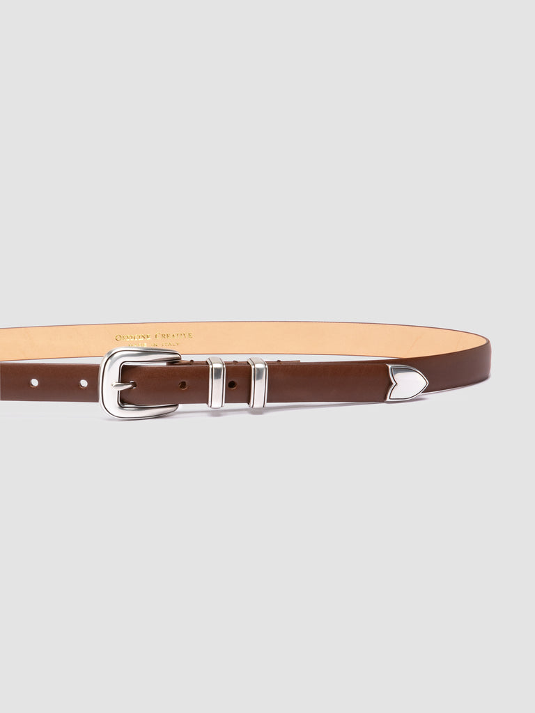 OC STRIP 091 - Light Brown Leather Belt