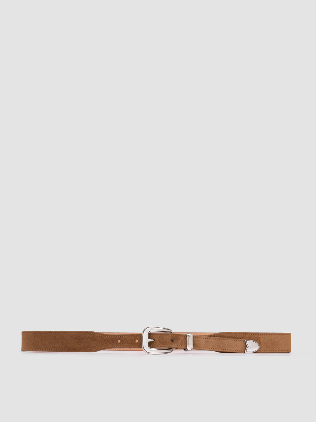 OC STRIP 092 - Light Brown Suede Belt - 0