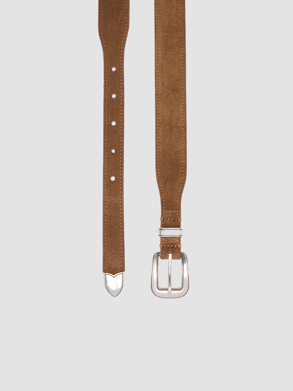 OC STRIP 092 - Light Brown Suede Belt - 1