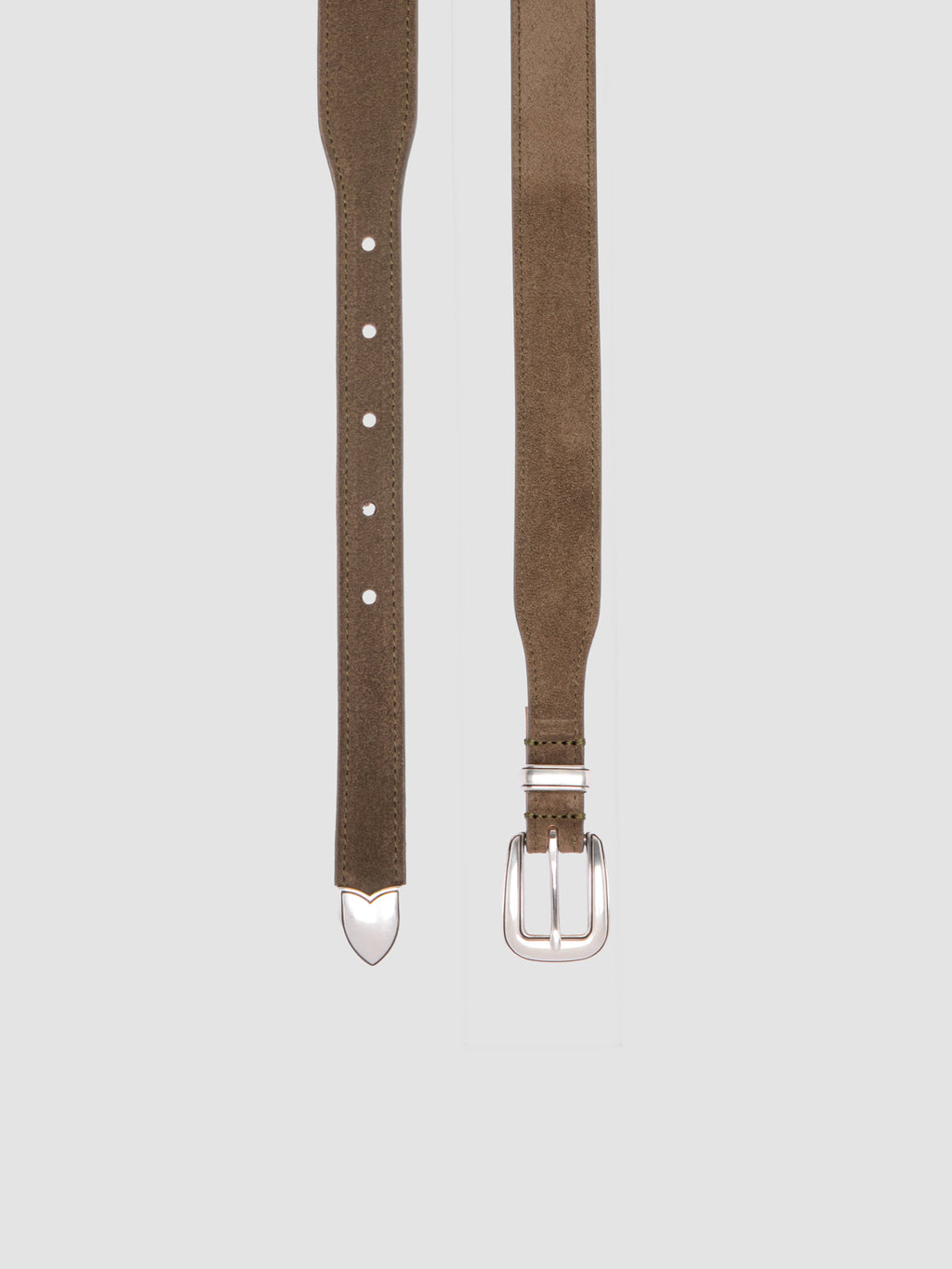 OC STRIP 092 - Green Suede Belt - 1