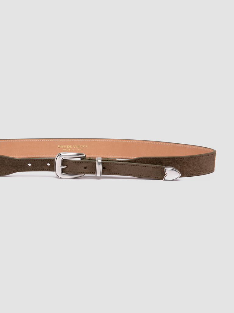 OC STRIP 092 - Green Suede Belt