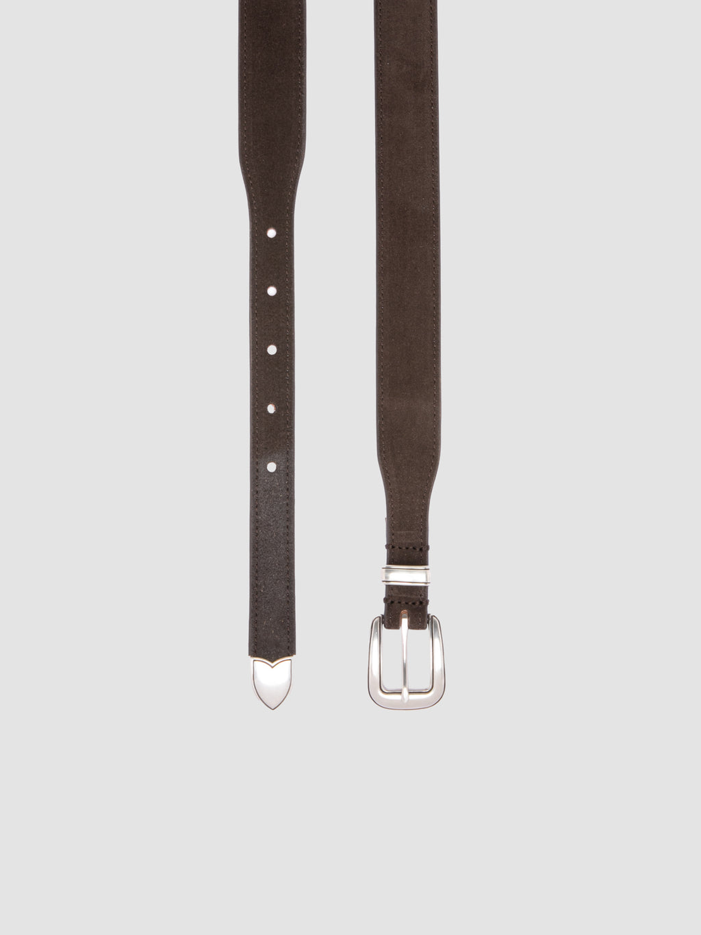 OC STRIP 092 - Dark Brown Suede Belt - 1