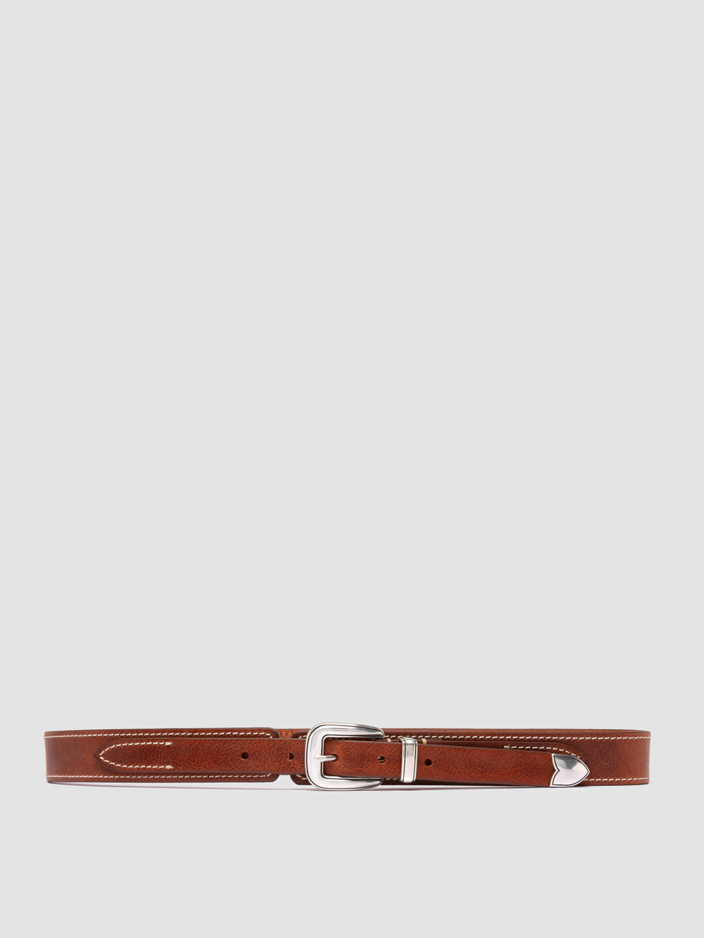 OC STRIP 097 - Light Brown Leather Belt - 0