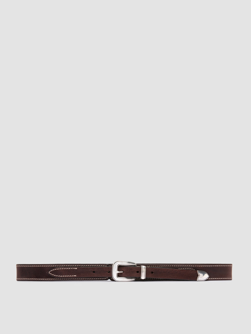 OC STRIP 097 - Dark Brown Leather Belt - 0
