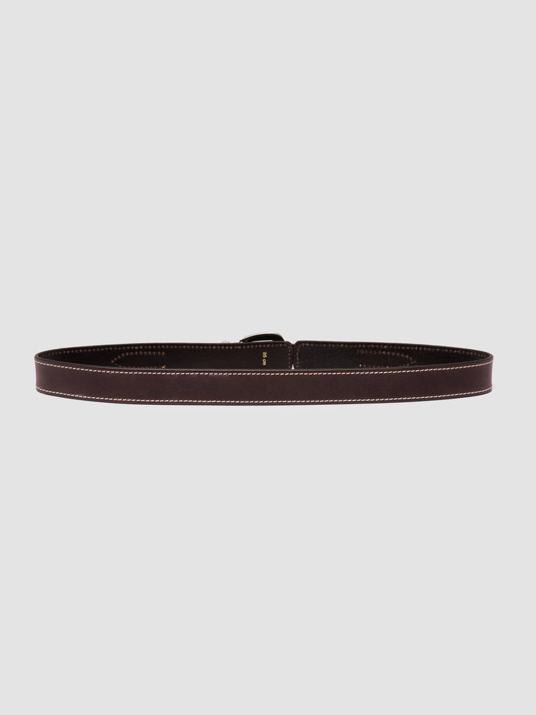 OC STRIP 097 - Dark Brown Leather Belt