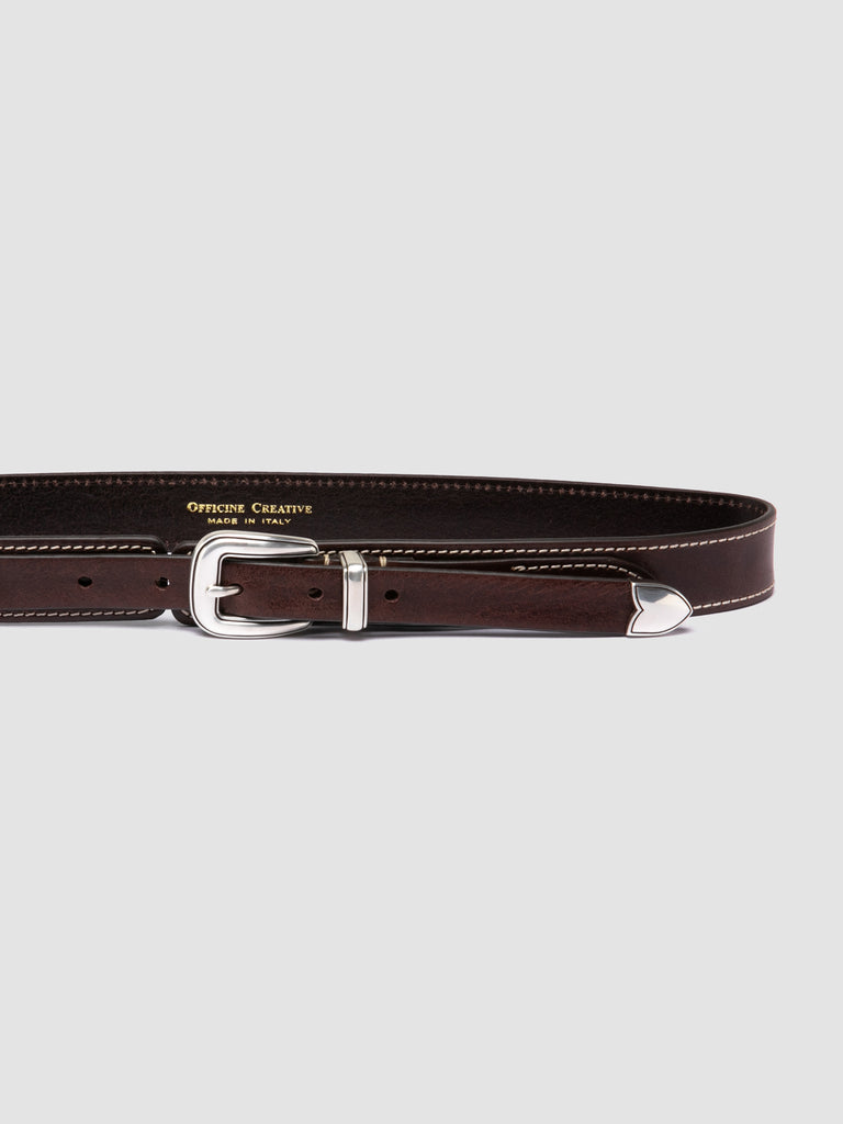 OC STRIP 097 - Dark Brown Leather Belt