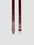 OC STRIP 099 - Burgundy Leather Belt - 1