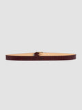 OC STRIP 099 - Burgundy Leather Belt - 2