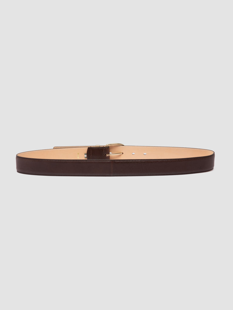 OC STRIP 100 - Dark Brown Leather Belt
