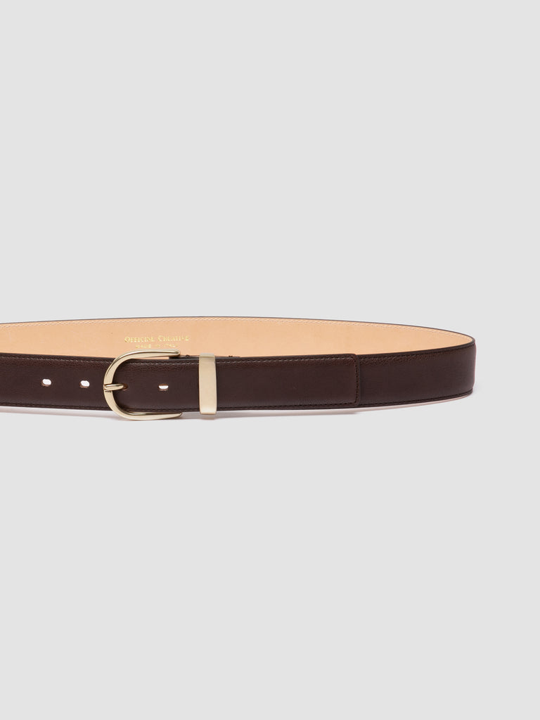 OC STRIP 100 - Dark Brown Leather Belt