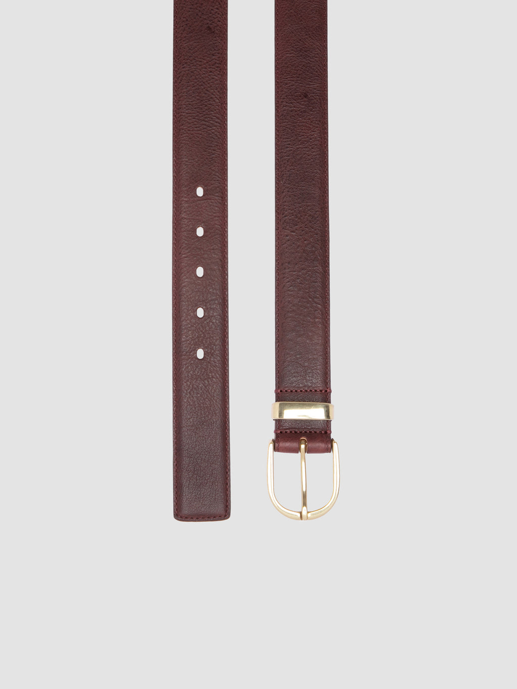 OC STRIP 100 - Burgundy Leather Belt - 1
