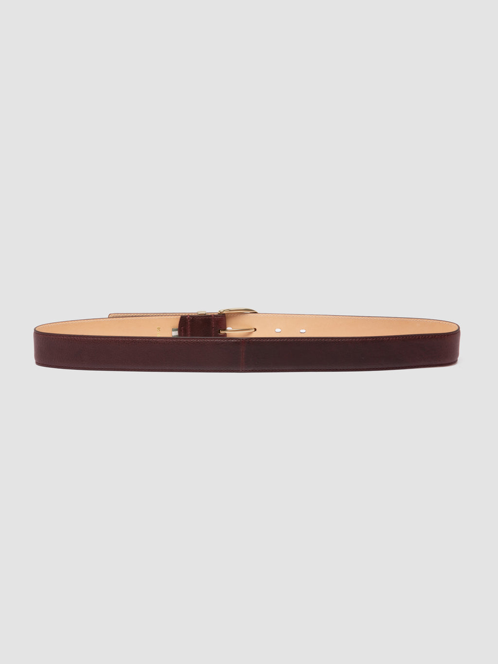 OC STRIP 100 - Burgundy Leather Belt - 2