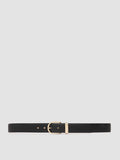 OC STRIP 100 - Black Leather Belt - 0