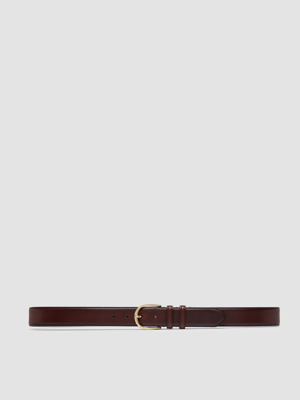 OC STRIP 105 - Dark Brown Leather Belt - 0