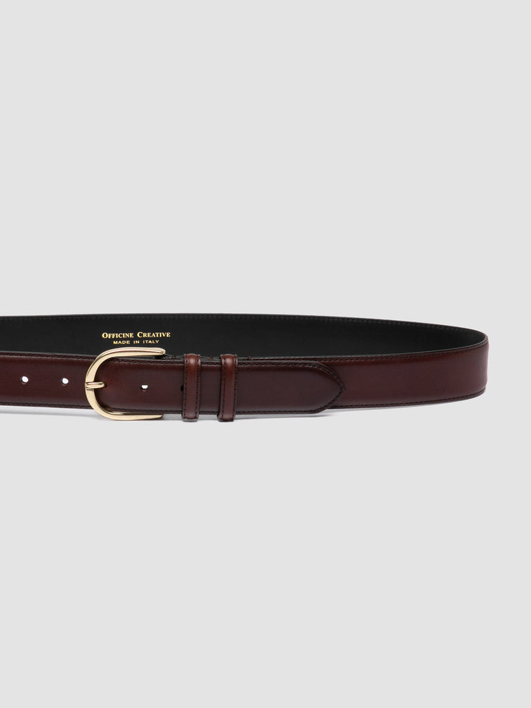 OC STRIP 105 - Dark Brown Leather Belt