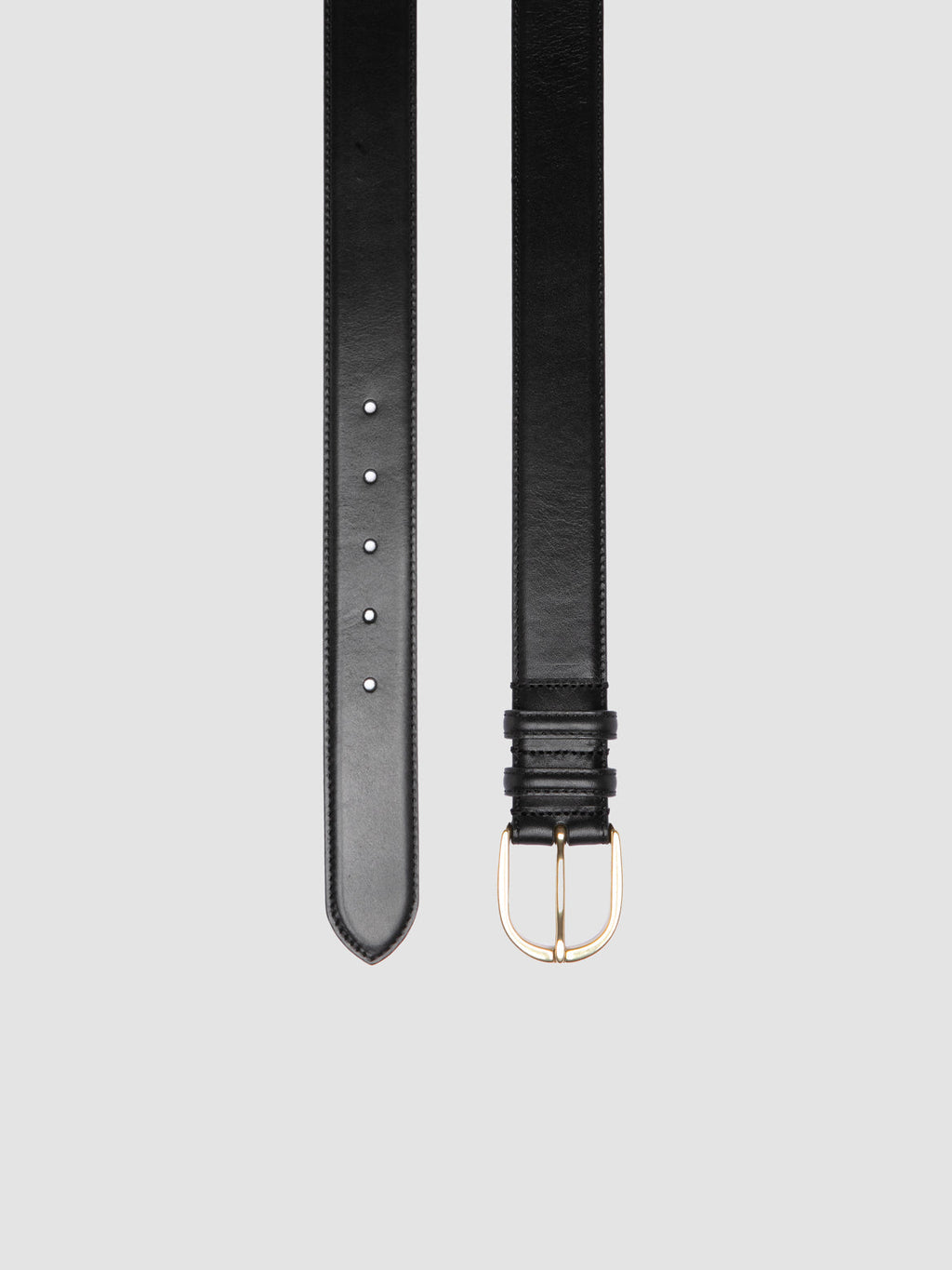OC STRIP 105 - Black Leather Belt - 1