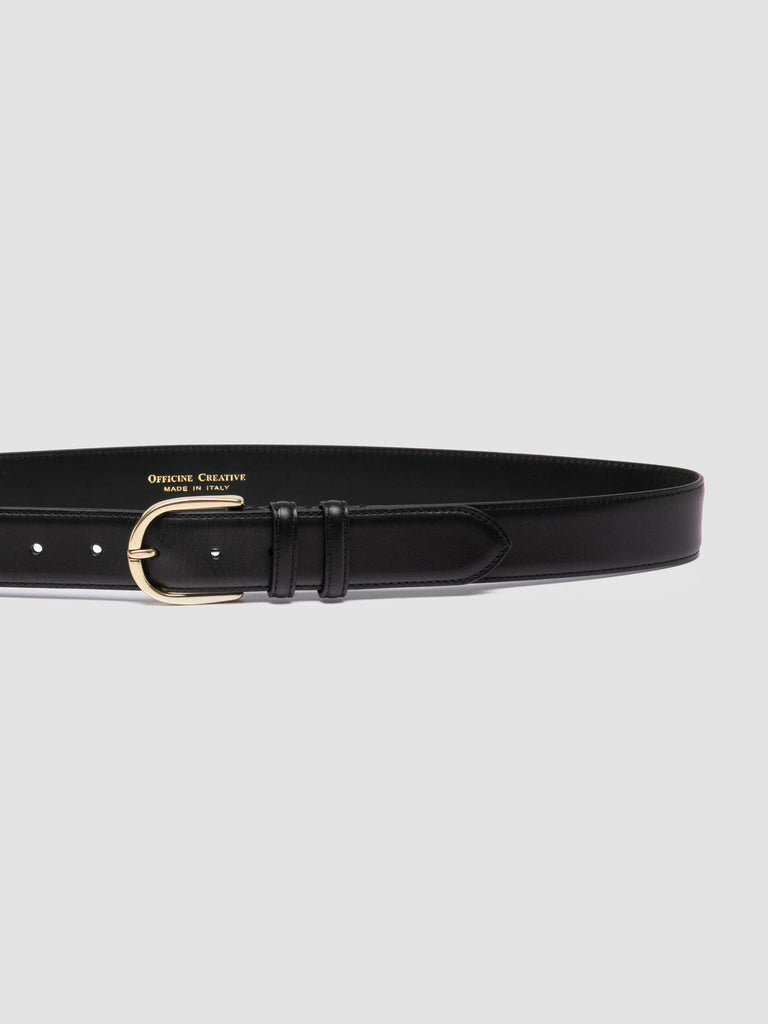 OC STRIP 105 - Black Leather Belt