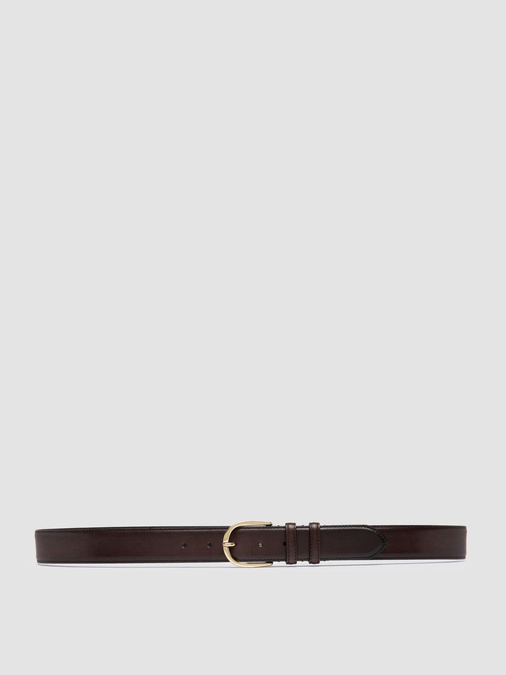 OC STRIP 105 - Dark Brown Leather Belt - 0