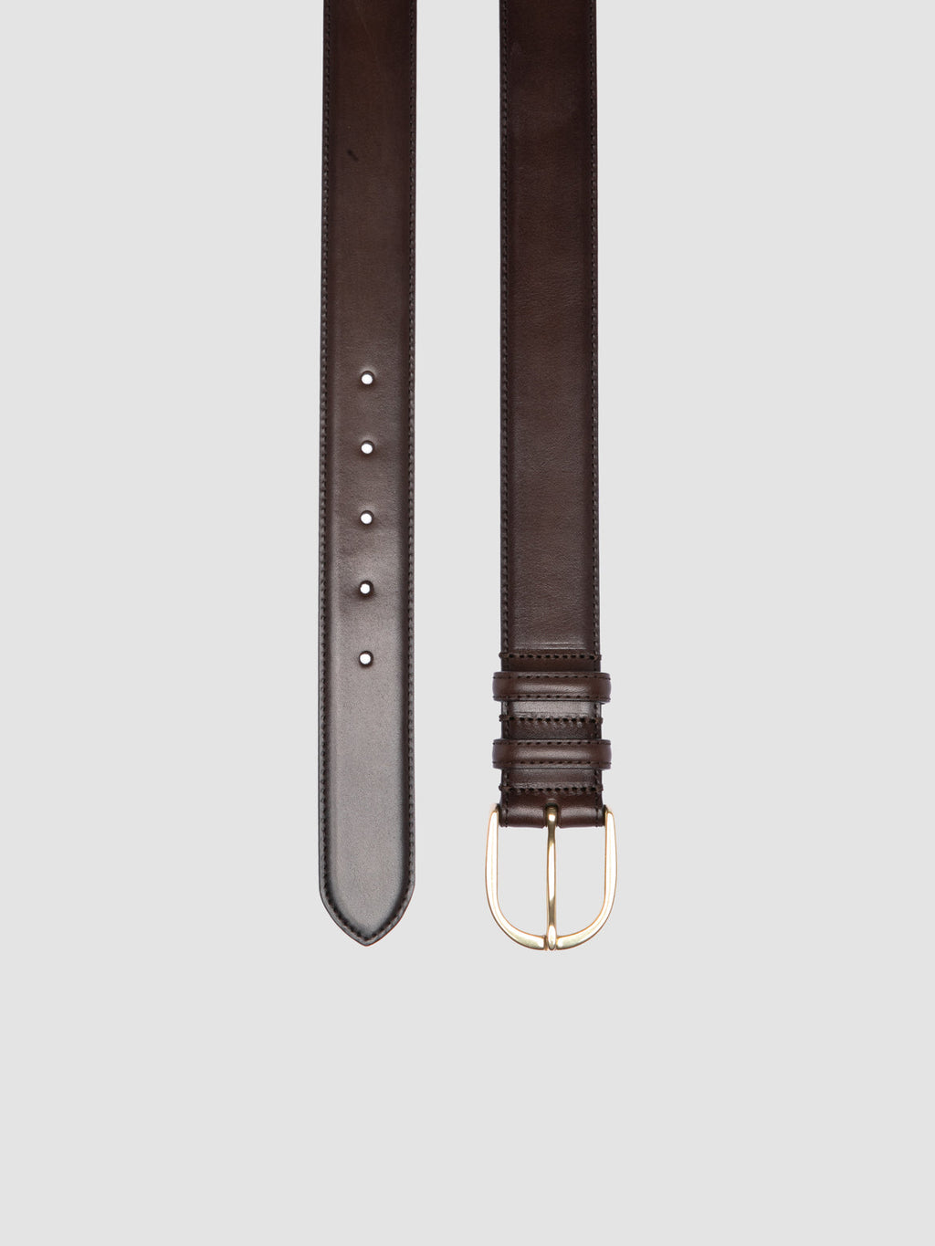 OC STRIP 105 - Dark Brown Leather Belt - 1