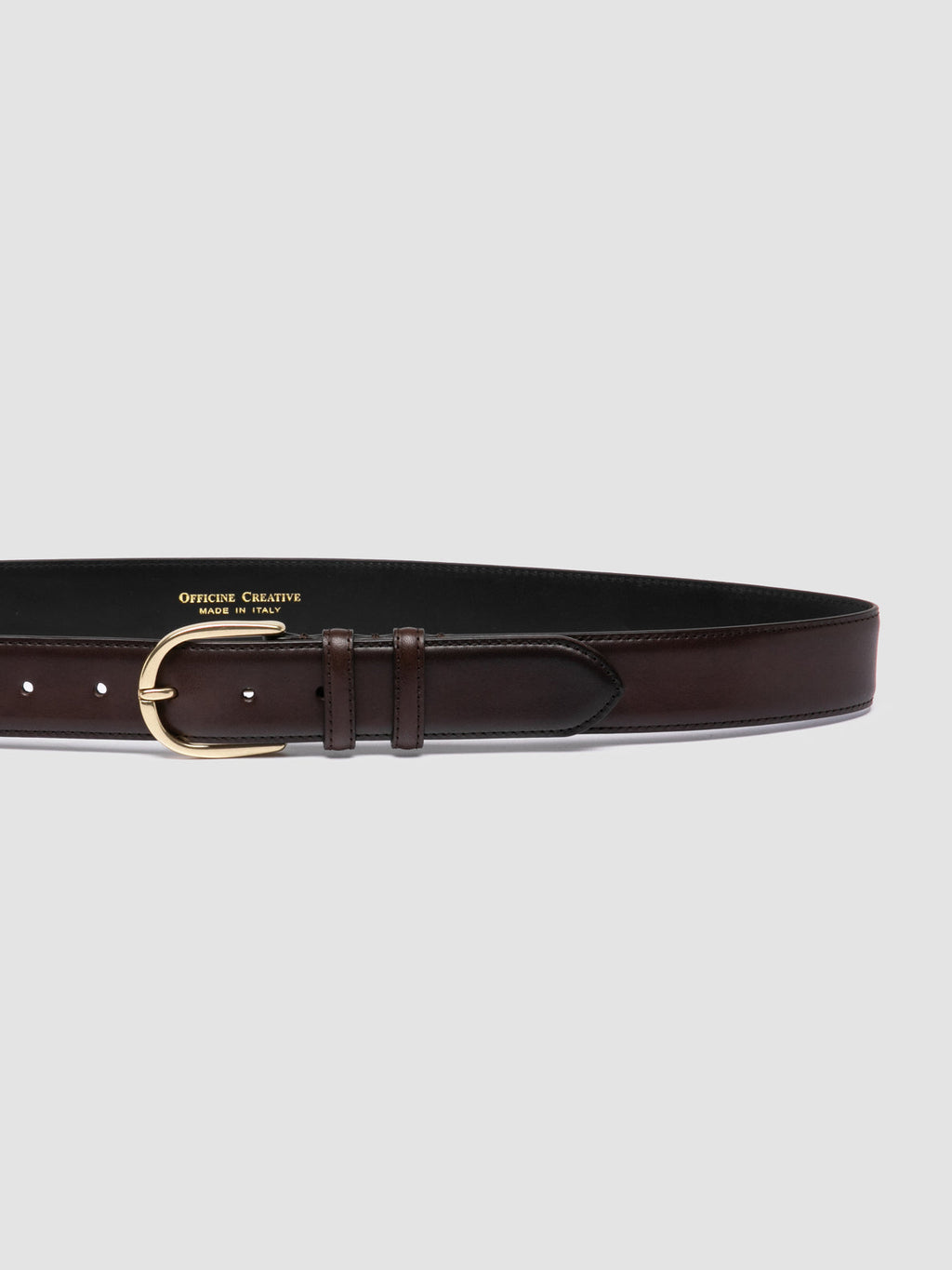 OC STRIP 105 - Dark Brown Leather Belt - 3